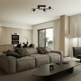 Rabalux 73054 - Lampadario a plafone HATICE 4xE14/15W/230V