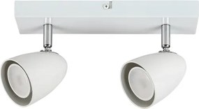 Rabalux 73018 - Faretto PERICO 2xGU10/5W/230V bianco