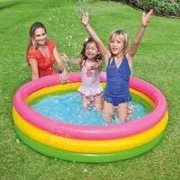 INTEX Piscina Gonfiabile Sunset 3 Anelli 147x33 cm 3202896