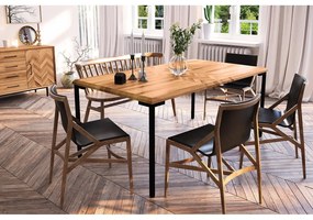 Tavolo da pranzo in rovere 90x160 cm Abies - The Beds