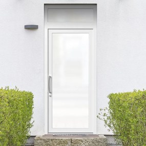 Portoncino d'ingresso Condo13 L 90 x H 210 cm in PVC bianco, apertura spingere a destra