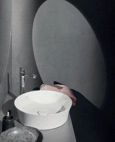 Ideal Standard Ipalyss Lavabo Tondo Da Appoggio 40 Cm Con Troppo Pieno Bianco