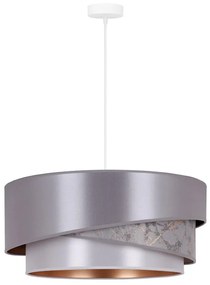 Duolla - Lampadario a sospensione con filo KOBO 1xE27/15W/230V diametro 45 cm argento/oro