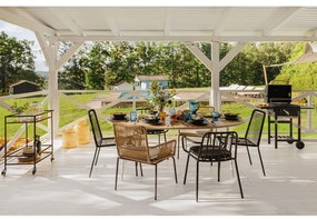 Sedia da giardino nera Kai - Bonami Essentials