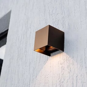 Applique a LED solare con sensore LED/9W/3,7V IP65 4000K marrone