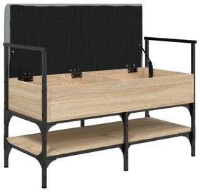 Panca porta scarpe rovere sonoma 85,5x42x57,5 cm