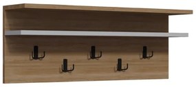 Appendiabiti a parete ROLKER 90x31,4 cm marrone