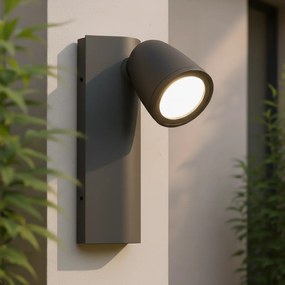 Applique da Esterno GU10 Orientabile IP65 Serie AXIS - Grigia