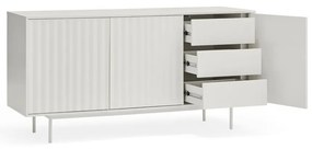Cassettiera bassa bianca 159x80 cm Sierra - Teulat
