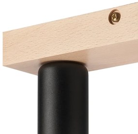 Lampadario a plafone  VITO 2xE27/60W/230V quercia