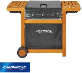 Campingaz - Barbecue / Griglia a gas con ruote adelaide 3 woody dualgas
