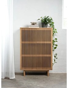 Mobile effetto rovere colore naturale 95x140 cm Tiber - Unique Furniture