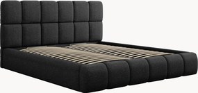 Letto imbottito in ciniglia con contenitore Tropea
