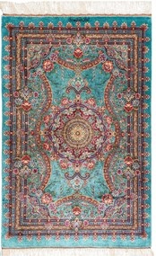 Ghom Tappeto persiano 90 x 60 (Iran) Annodato A Mano