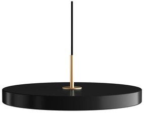 Apparecchio a sospensione LED nero con paralume in metallo ø 43 cm Asteria Medium - UMAGE