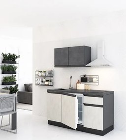 Cucina completa 150cm Chery, perfetta per arredare un appartamento, B&amp;B o un Hotel