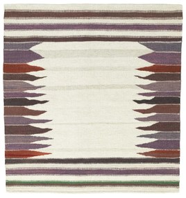 Kilim Tappeto persiano 120x120 Beige (Iran) Tessuto A Mano