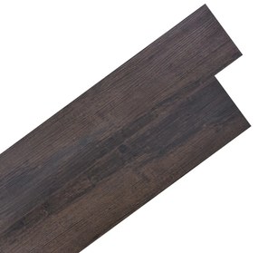 Listoni Pavimentazione Autoadesivi Pvc 5,02m² 2mm Marrone Scuro /