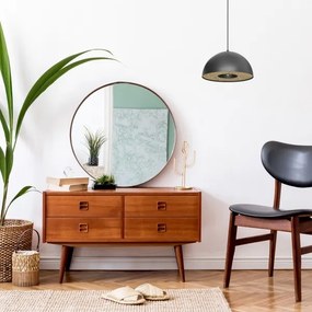 Lampadario a sospensione con filo ELGUND 1xE27/15W/230V nero