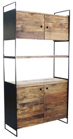 PINUS BLACK - credenza in pino riciclato