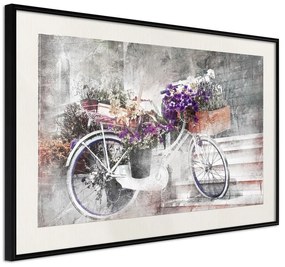 Poster  Flower Delivery  Cornice Quadri Cornice nera con pass-partout, Larghezza x Altezza Home decor 45x30