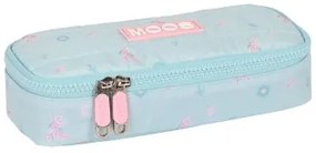 Astuccio Scuola Moos Garden 22 x 5 x 8 cm Turchese
