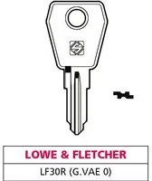 10pz chiave ottone lf30r (g. vae 0) lowe & fletcher vit47585