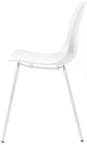 Sedia da pranzo bianca Whitby – Unique Furniture