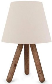 Lampada da tavolo AYD 1xE27/60W/230V beige/marrone