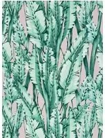 Blätter Tapete Tiger Leaf von Osborne & Little - Mint/ Blush