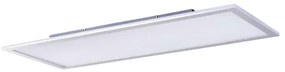 Livel LED Plafoniera CCT 120x30 White/Silver - Lindby