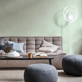 Lampada da terra Nucleo in acciaio, H 180 cm, E27 MAX42W LUMICOM