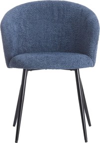 Set di sedie da pranzo blu in metallo 2 pz Radaja – Light &amp; Living