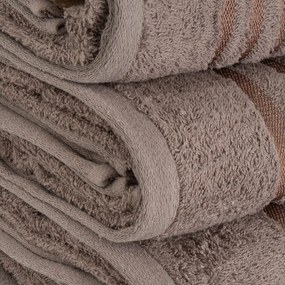 Asciugamano tipo terry marrone in cotone 30x50 cm Simple – Casa Selección