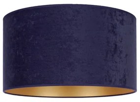 Duolla - Plafoniera ROLLER 1xE27/15W/230V diametro 40 cm blu/oro