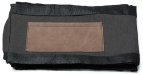 Kave Home - Fodera per letto Dyla nero per materasso da 160 x 200 cm