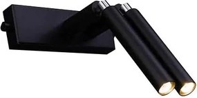 Shilo 9014 - Faretto da parete DOHAR 2xG9/10W/230V nero