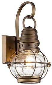 Kichler KL-BRIDGEPOINT-S-NBR - Lampada da esterno BRIDGEPOINT 1xE27/60W/230V IP44