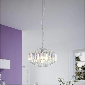 Eglo 96987 - Lampadario a sospensione con filo PEDROLA 1xE27/60W/230V