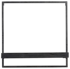 Scaffale in legno di abete nero opaco Maddison - Light &amp; Living