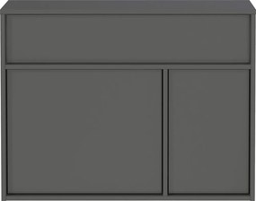 Armadietto color antracite 83x63x25 cm Ameca 2.0 – Germania