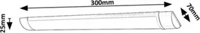 Rabalux 78022 - Lampada sottopensile BATTEN LIGHT2 LED/10W/230V 30 cm
