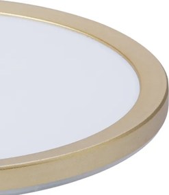 Brilagi - Lampada da bagno ULTRA SLIM LED/24W/230V diam. 42 cm dorata IP54
