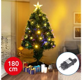 Aigostar - Albero di Natale LED per esterni LED/6W/230V 180 cm IP44 bianco caldo