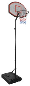 Supporto Per Pallacanestro Nero 282-352 Cm Polietilene /