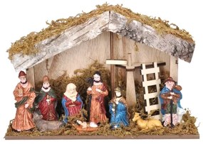 Solight 1V276 - Decorazione natalizia LED LED/2xAA/bianco caldo presepe