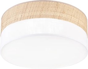 Plafoniera LED SIRJA BOHO LED/20W/230V Ø 35 cm beige/bianco