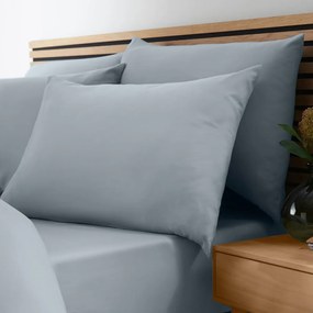 Lenzuolo con angoli blu/grigio in microfibra 185x200 cm So Soft Easy Iron – Catherine Lansfield