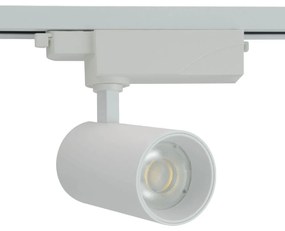 Faro LED 30W Monofase 60° 120lm/W CRI92 no Flickering - BRIDGELUX LED Colore Bianco Caldo 2.700K