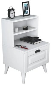 Comodino RANI 45x74,4 cm bianco